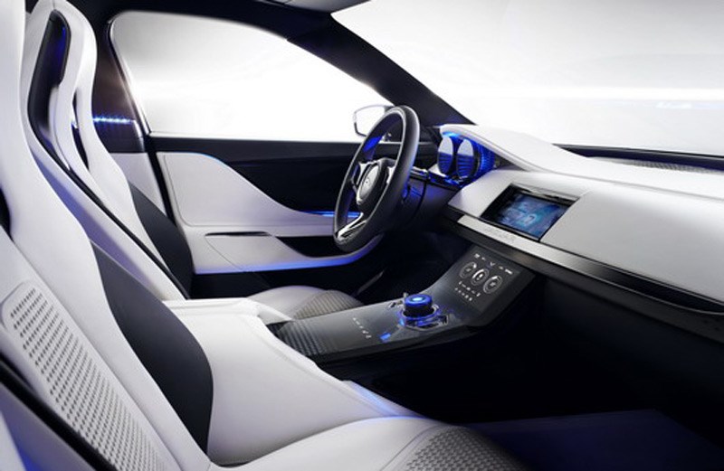 Jaguar CX17 interior.