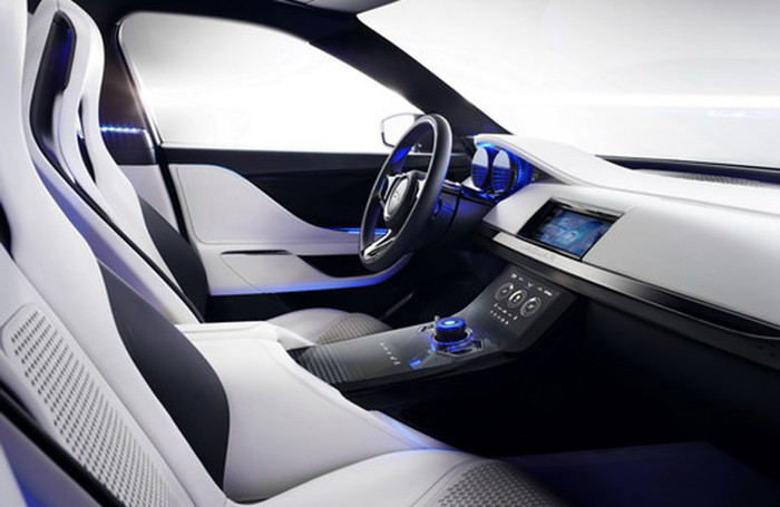 Jaguar CX17 interior.