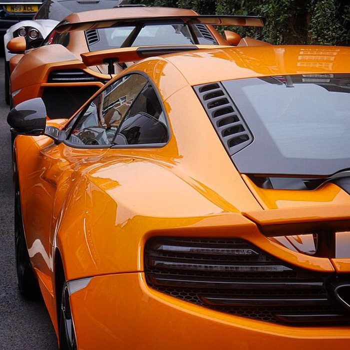 McLaren and Pagani.