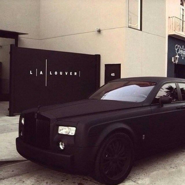 Black Rolls-Royce.