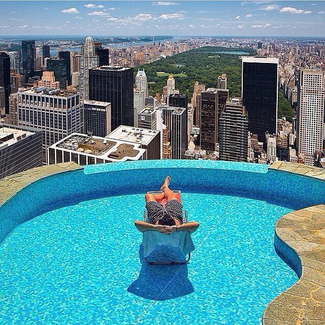 Pool with the best view in the City.