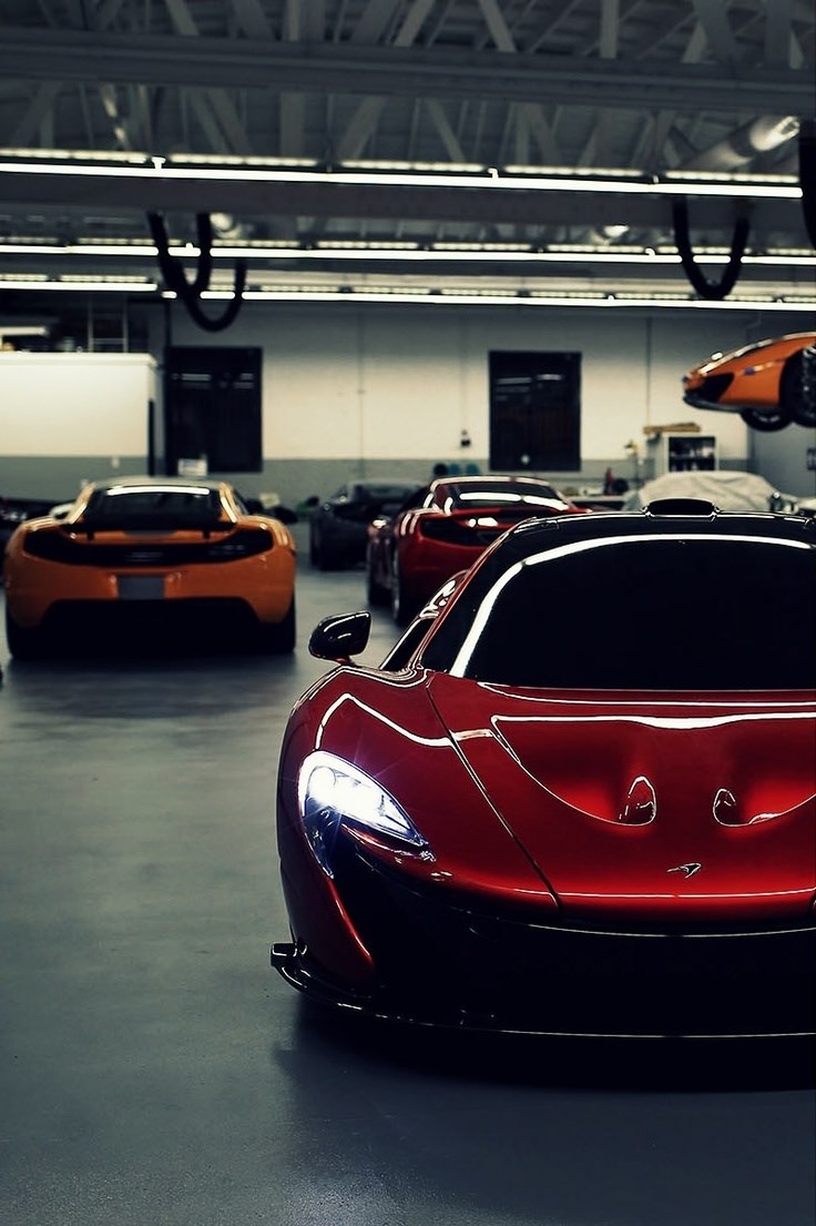 Hot McLaren P1 ready for action.