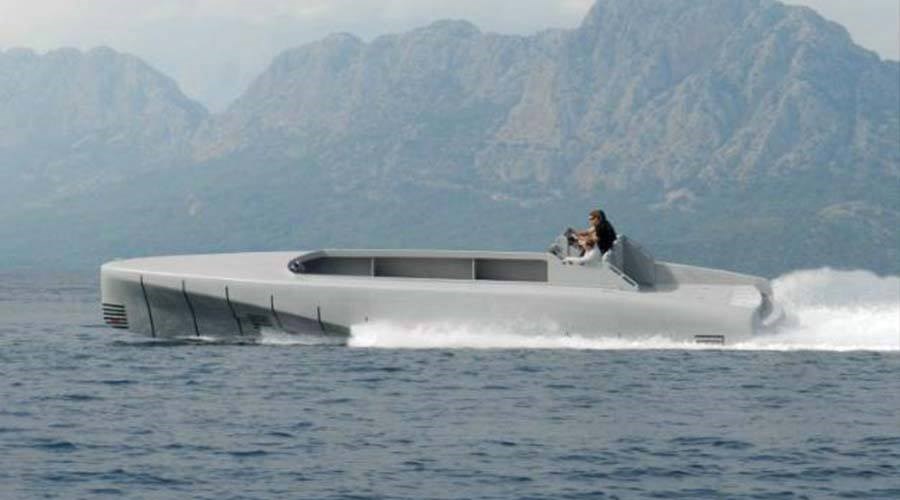 Mercedes-Benz Silver Arrows Granturismo Yacht.