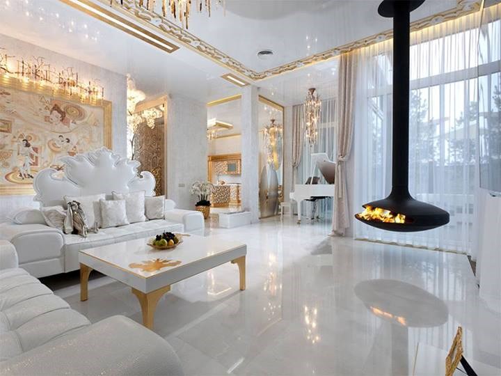 Luxurious interior design.