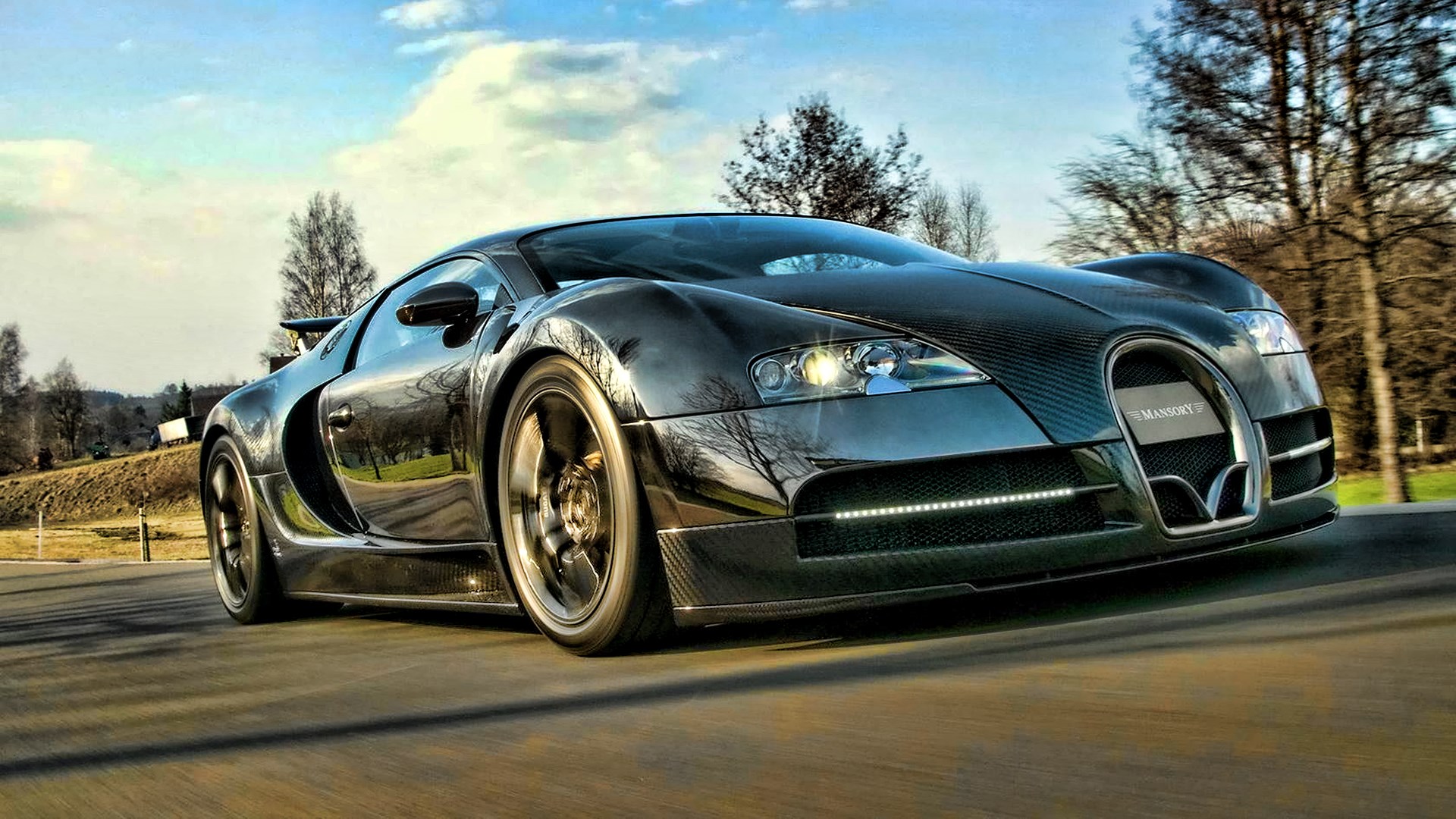 Chrome Bugatti by Mansory.