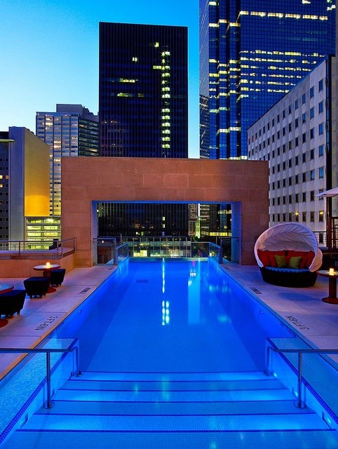 Rooftop Pool at The Joule Hotel in Dallas, Texas