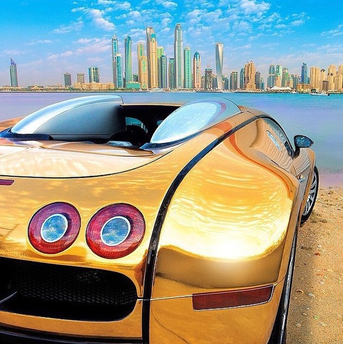 Bugatti Veyron in Dubai.