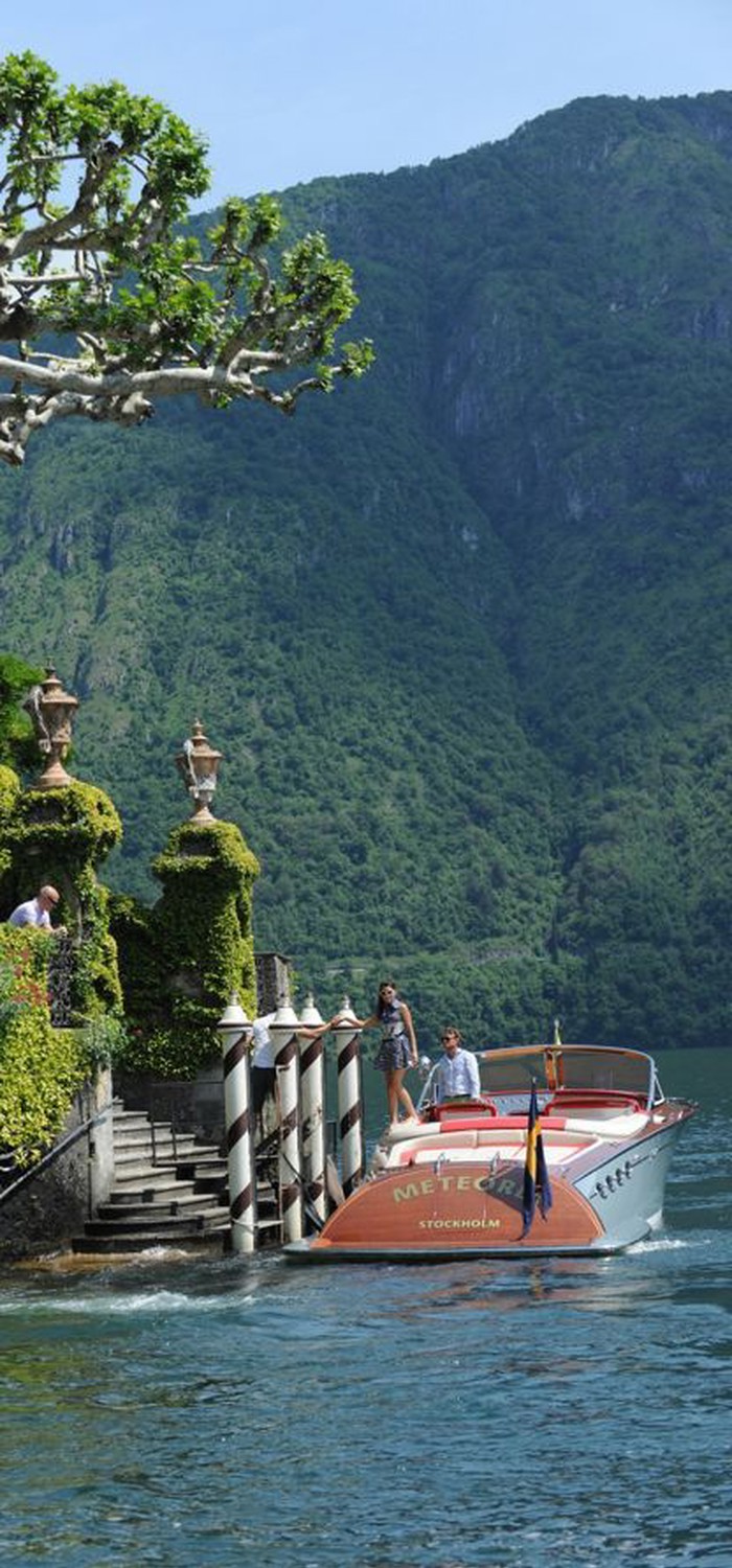 Enjoying Lake Como, Italy.