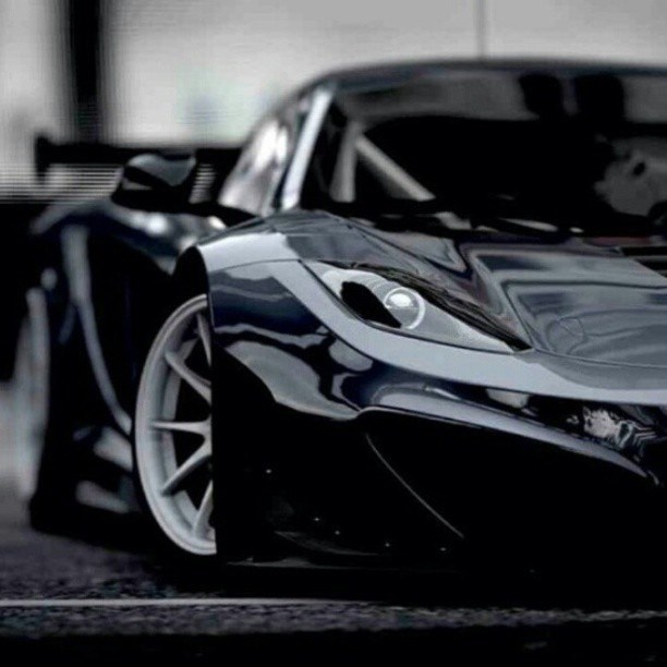 Jet Black Graceful McLaren MP4-12C