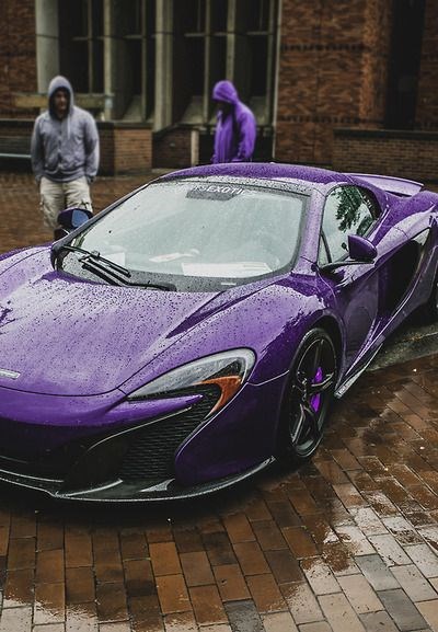 McLaren in purple.