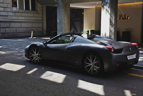 Ferrari 458 Spider.
