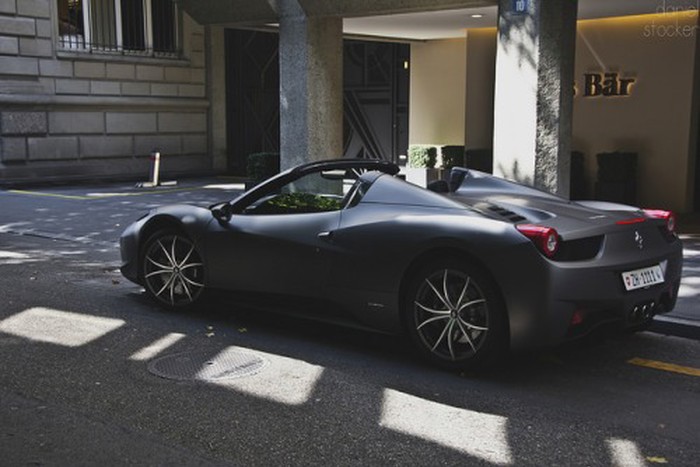 Ferrari 458 Spider.