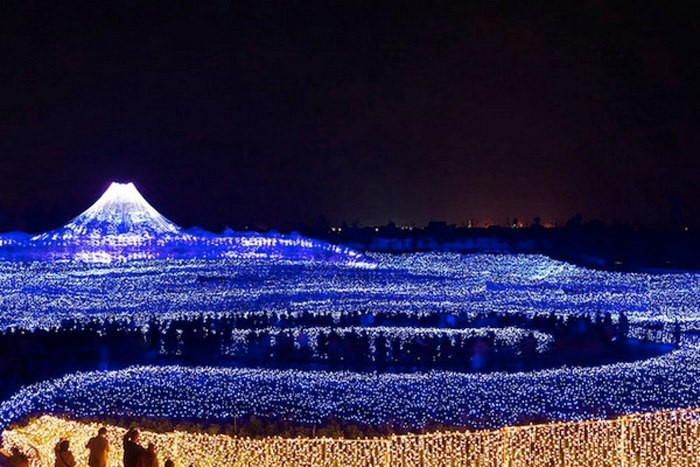 Light festival in Japan