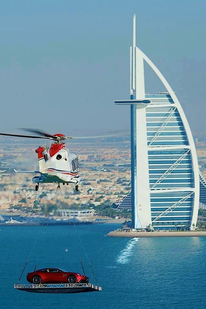 Aston Martin Vanquish delivery in Dubai