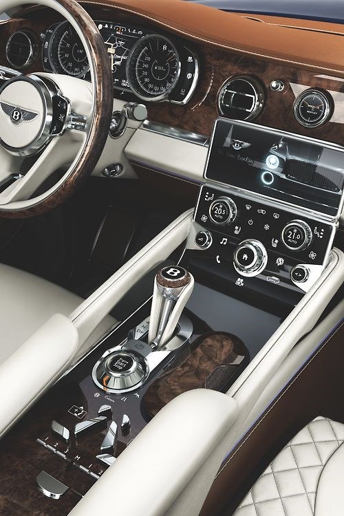 Amazing Bentley interior.