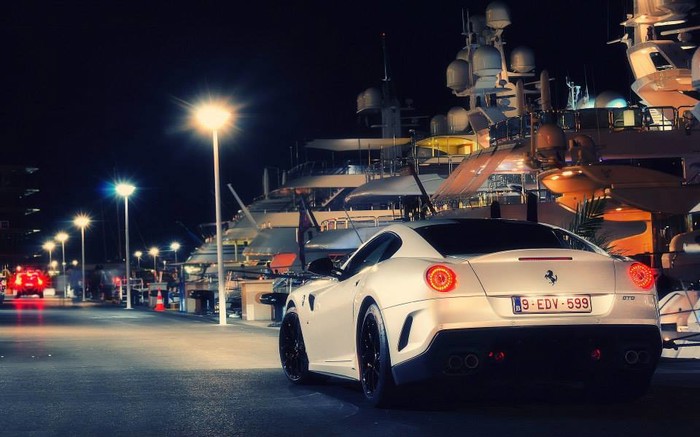 Ferrari in Monaco Harbour