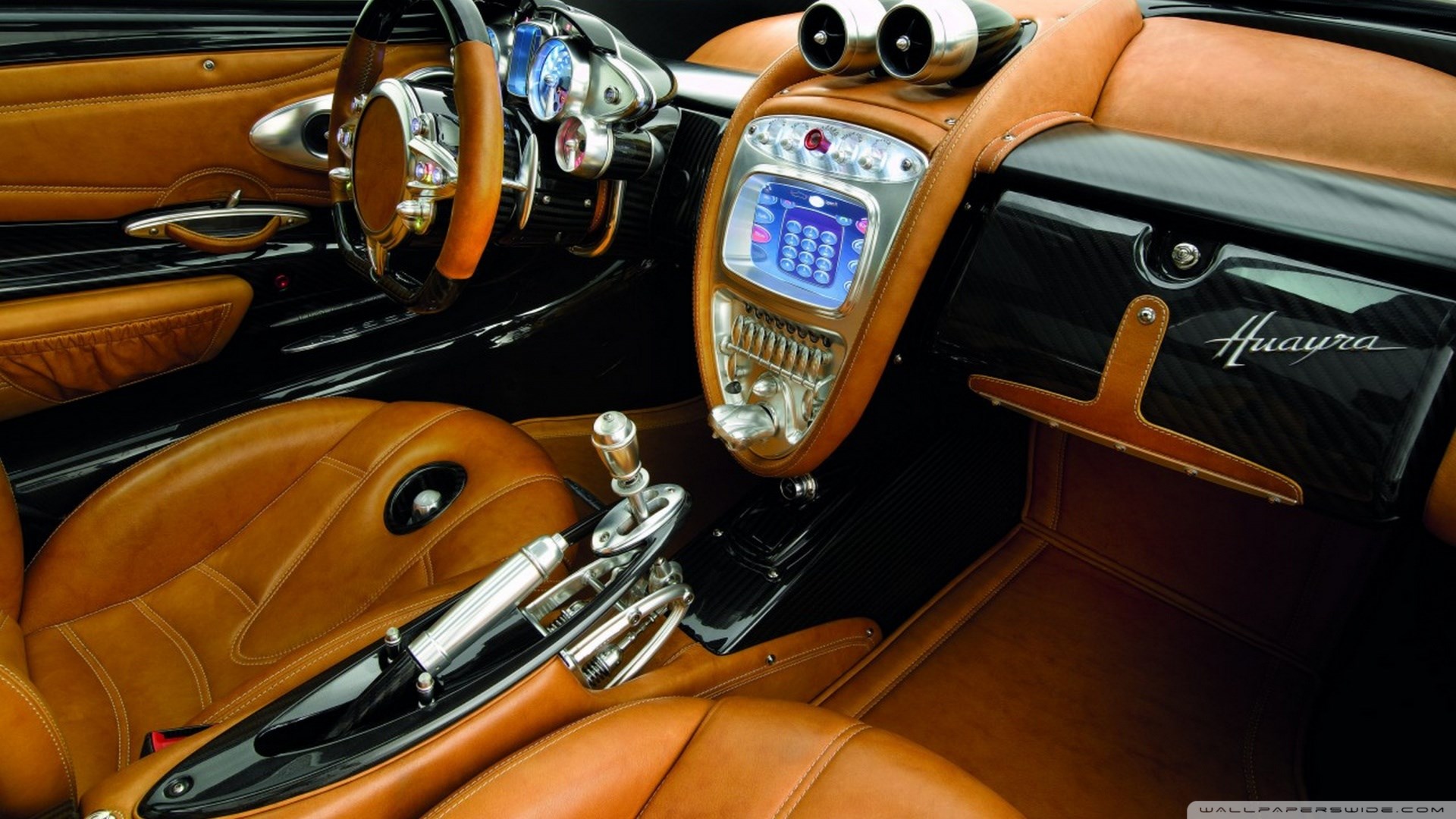 Pagani Huayra interior.