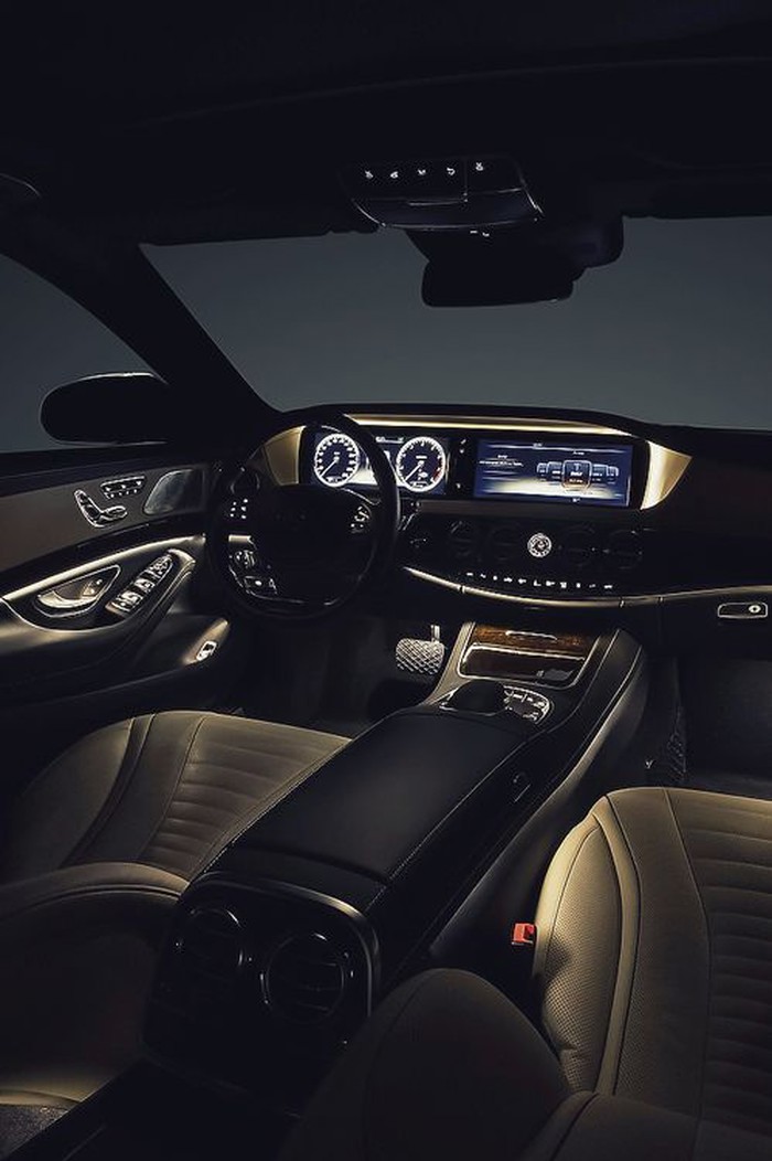 S Class interior.