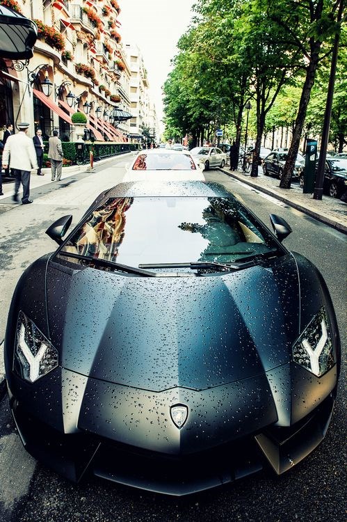 Mean Lamboghini Aventador.