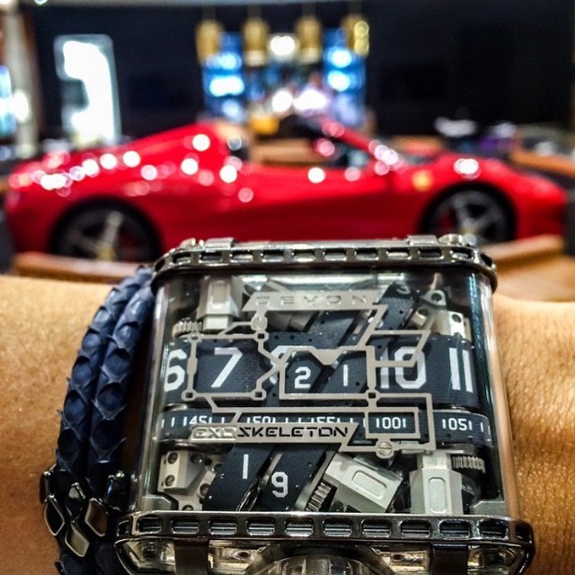 Awesome Exoskeleton timepiece.