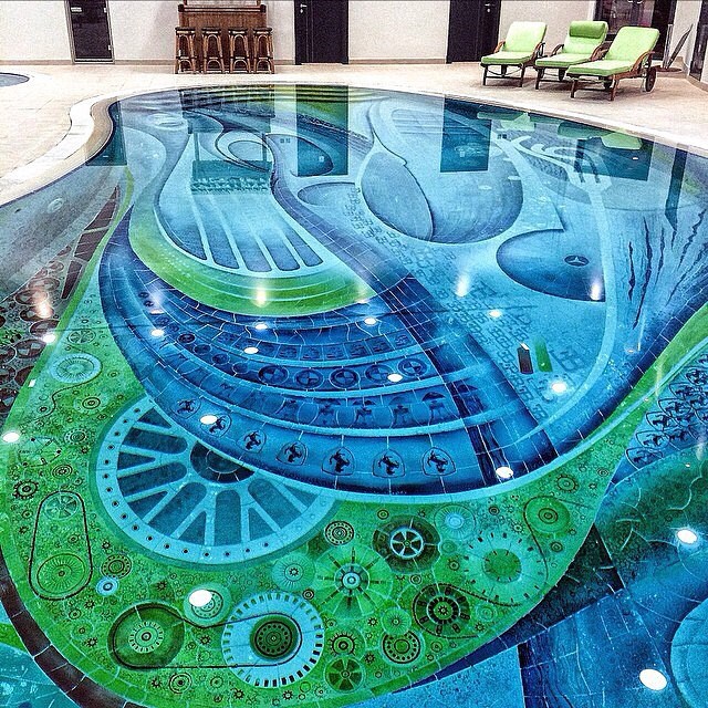 Awesome indoor pool.