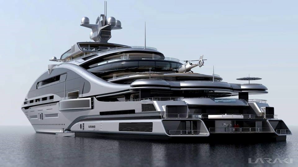 Laraki design strikes again! Amazing yacht.
