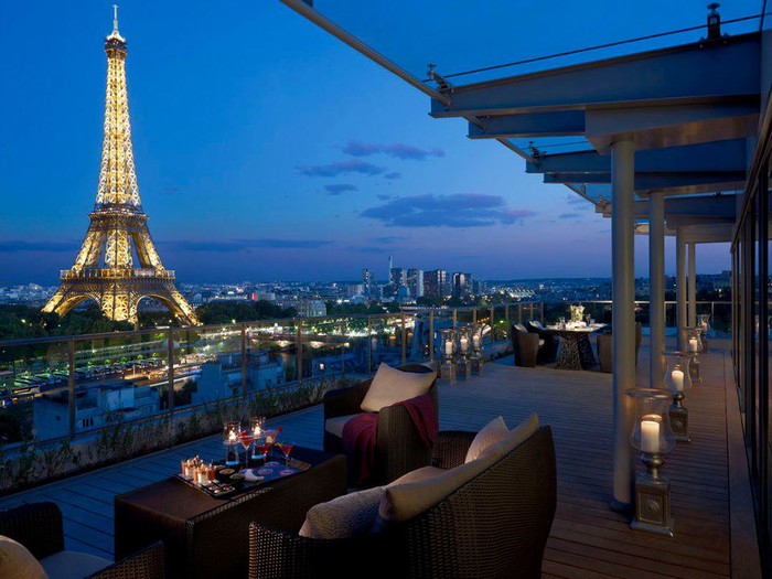 Shangri-La hotel in Paris.