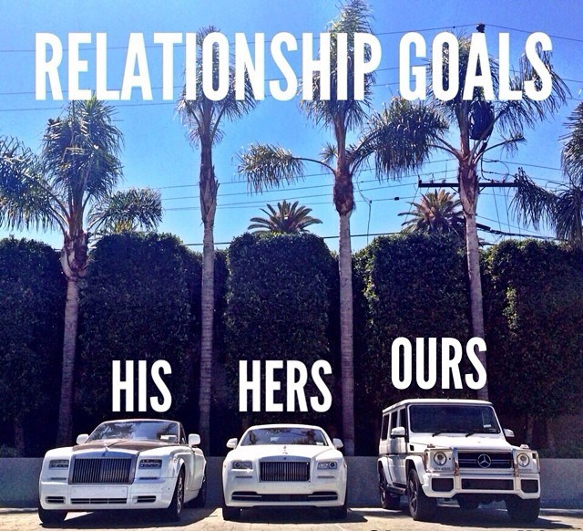 Relationship goals.