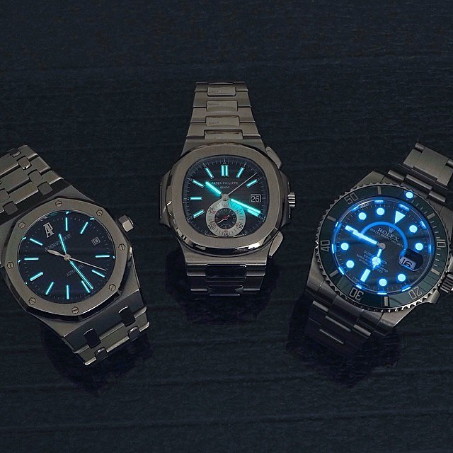Audemars Piguet + Patek Philippe + Rolex.