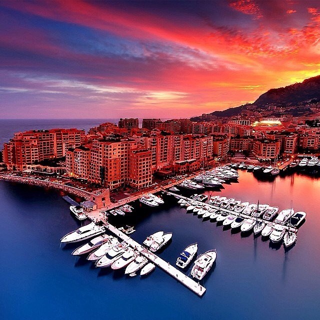 The port of Monaco.