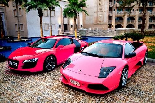 Pink supercars - for the mrs.