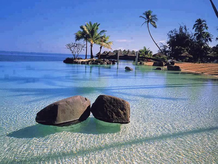 Crystal clear water