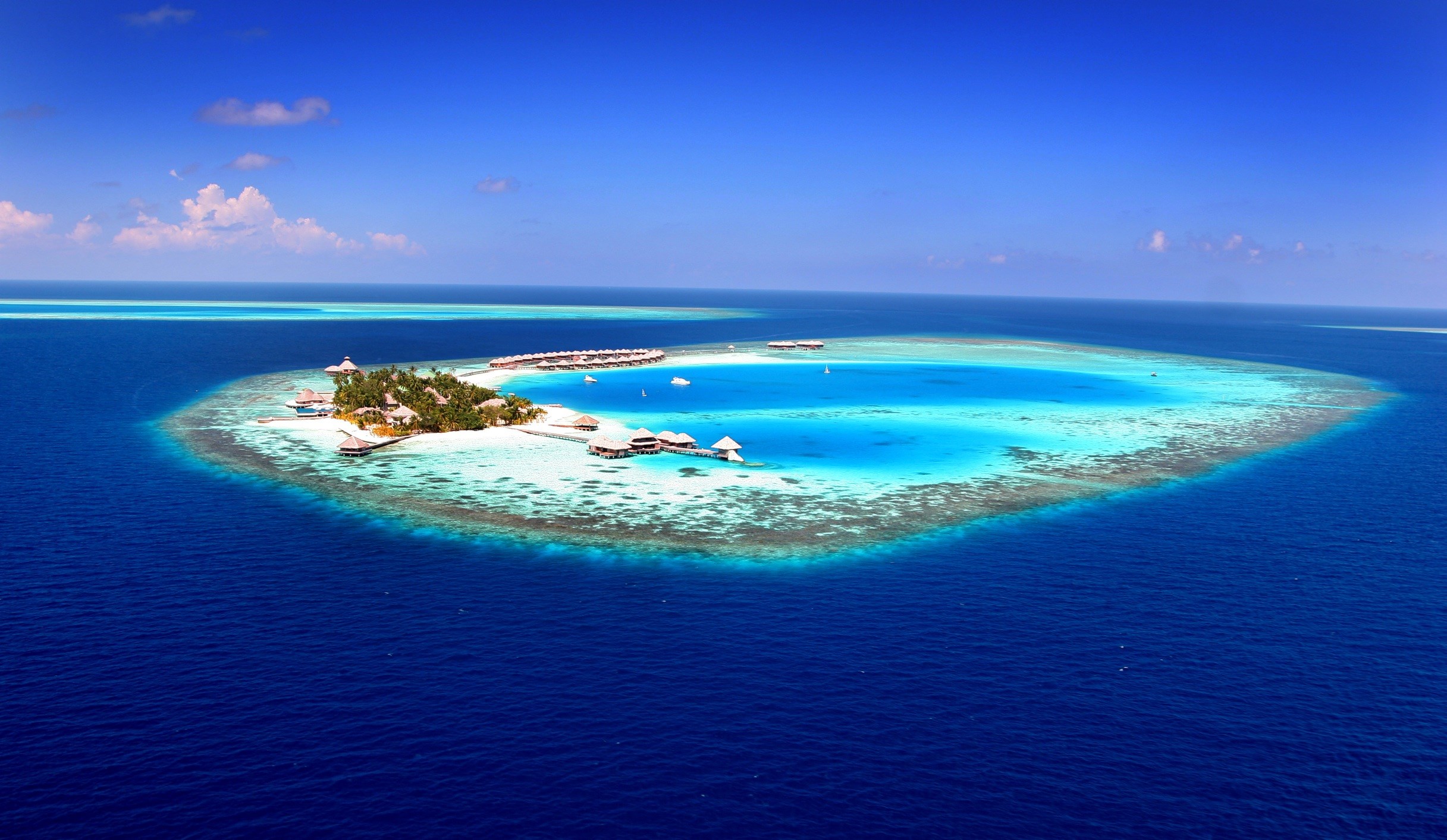 Resort Huvafen Fushi in the Maldives.