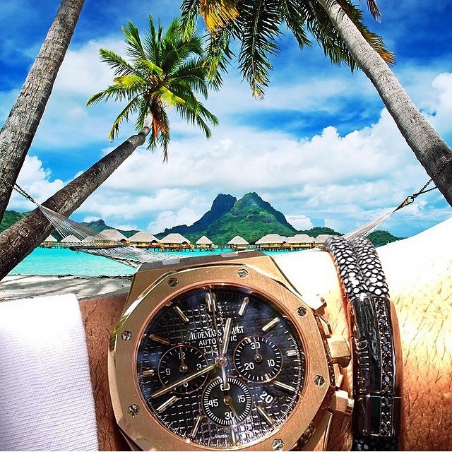 Audemars Piguet in Bora Bora.