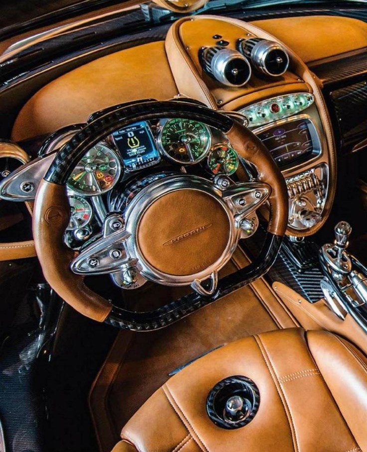 Pagani interior.