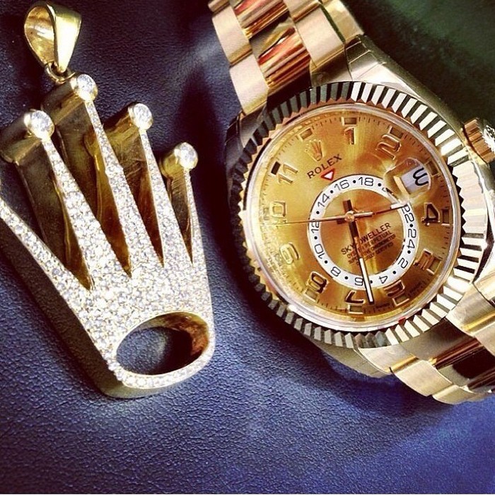 Golden Rolex.