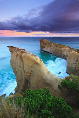Tunnel Beach, New Zealand.