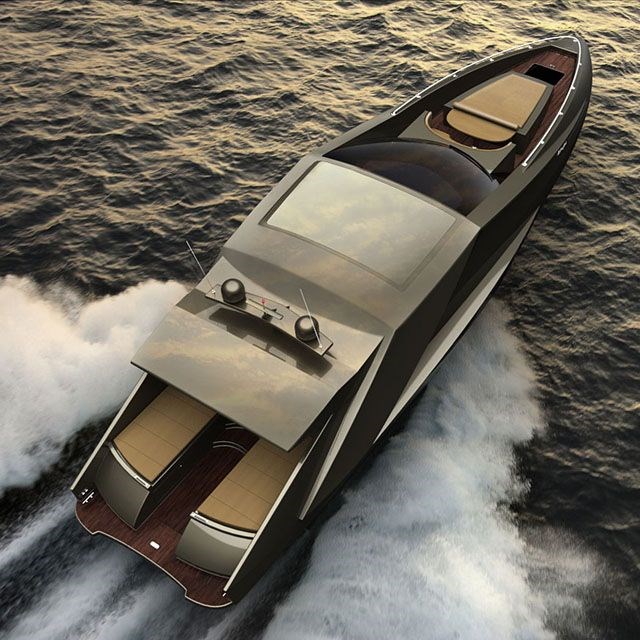Lamborghini Yacht by Mauro Lecchi.