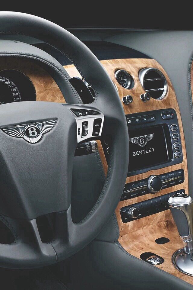 Simple and elegant. We love this Bentley interior! 