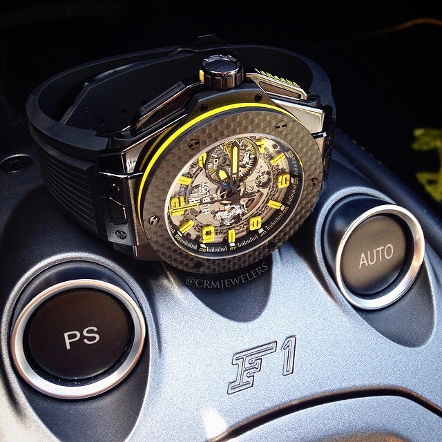 Ferrari 458 Italia and Hublot Ferrari UNICO.
