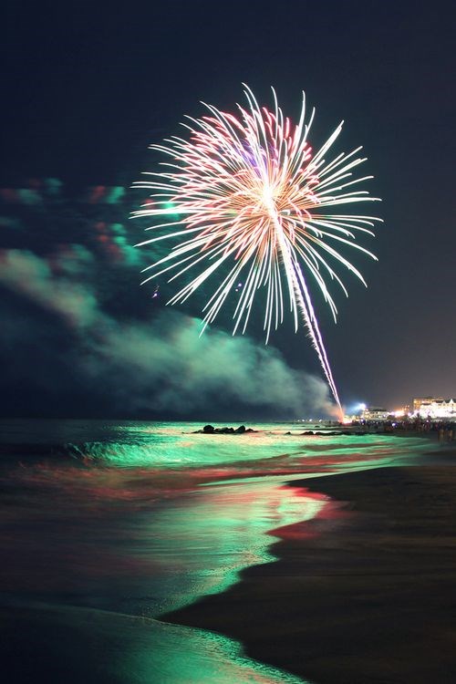 Amazing summer fireworks
