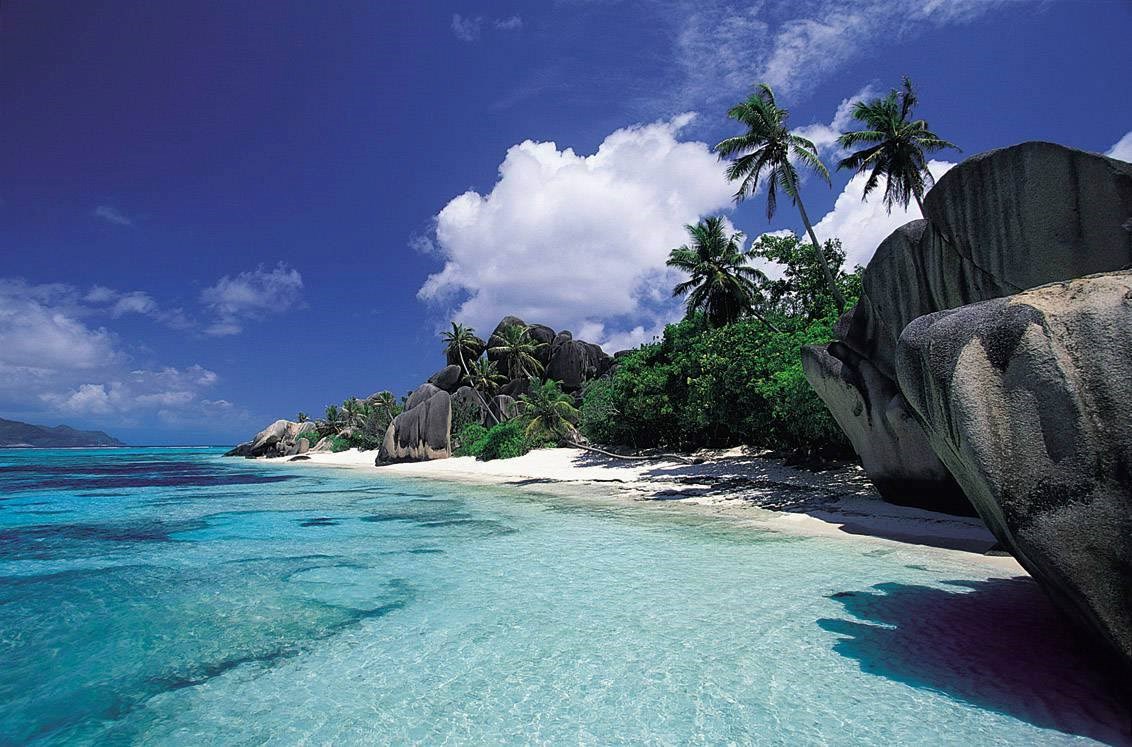 Beach in Seychelles.