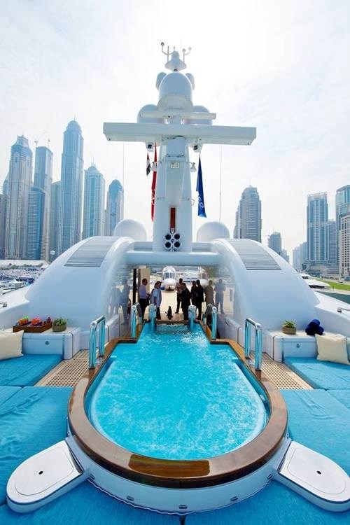 Yacht pool.