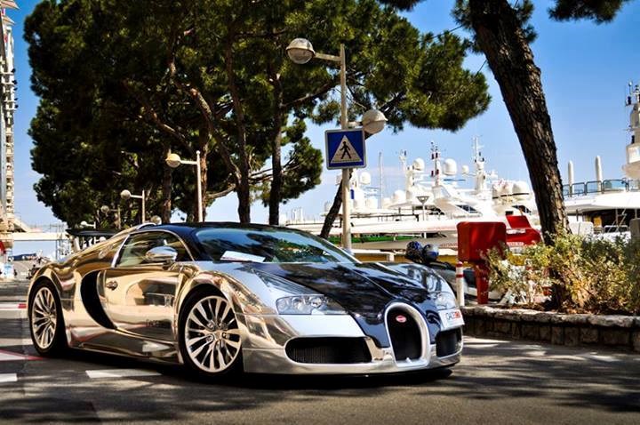 Bugatti in chrome.