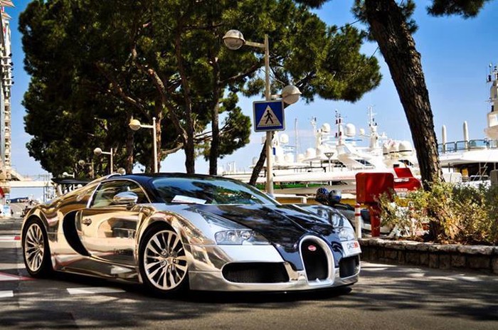 Bugatti in chrome.