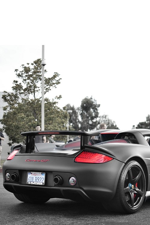 Matte Porsche Carrera GT.