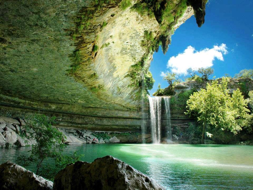 Magnificent Hamilton Pool in Texas.