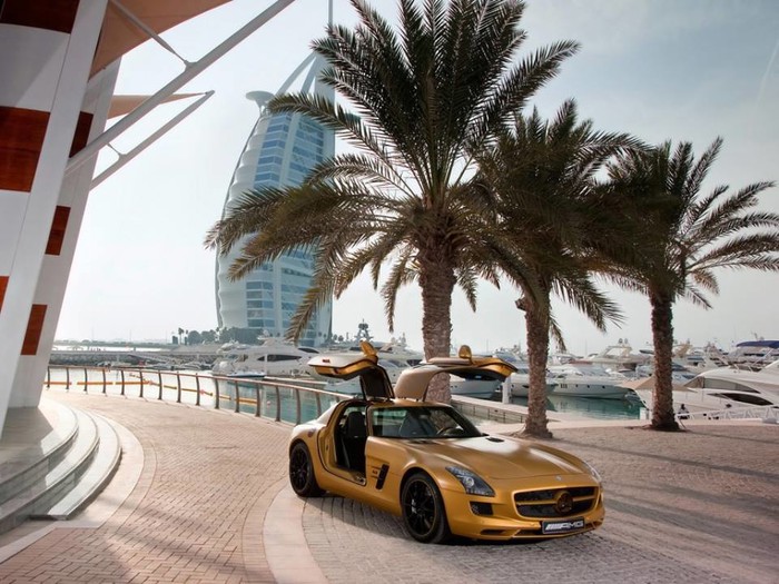 Mercedes-Benz in Dubai.