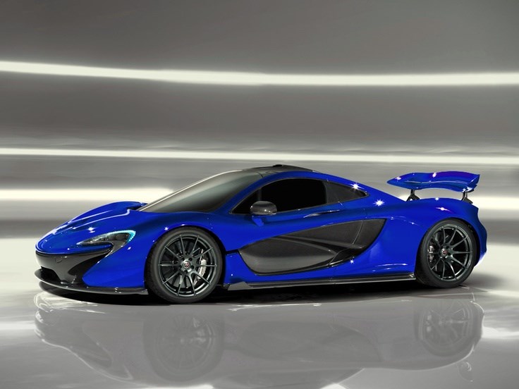 Blue McLaren P1