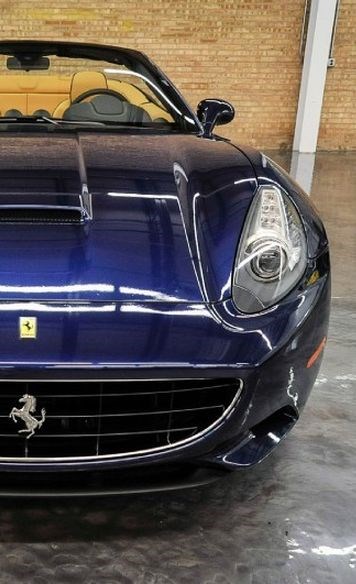 Convertible Ferrari.